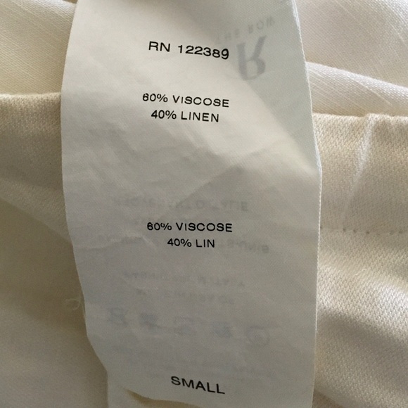 The Row designer draw string linen women’s pants size Small - Picture 7 of 9